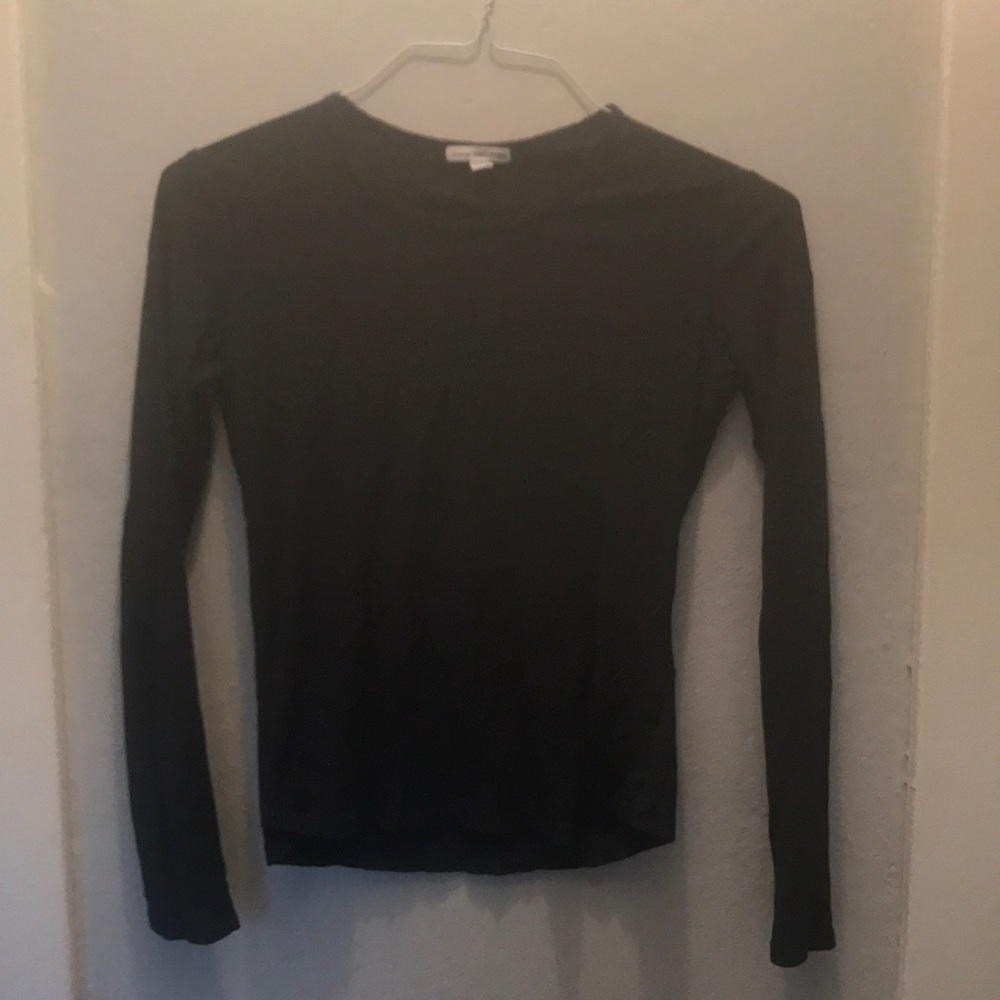 James Perse dark navy blue long sleeve size 0